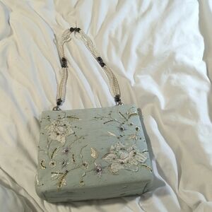 Vintage Embroidered Silk Purse